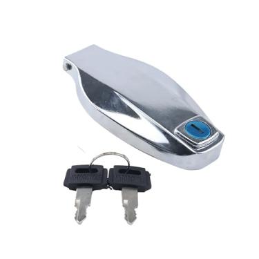 Imagem de WQSING Chaves de tampa de combustível do tanque de gasolina 584-24602-00-00 compatíveis com Yamaha RD400 TX650 XS650 XS750 XS850