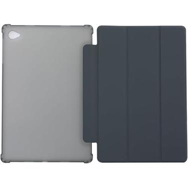 Imagem de Yuxyiony Capa para Blackview Tab 15 / Tab 15 Pro capa protetora dobrável de silicone macio fosco capa protetora para tablets.
