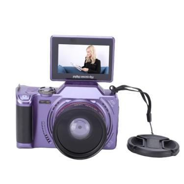 Imagem de Jectse Câmera Digital, 4K 64MP Câmera Selfie WiFi Com Tela Flip de 3 Polegadas Com Zoom Autofoco 18X, para Fotografia (PURPLE)