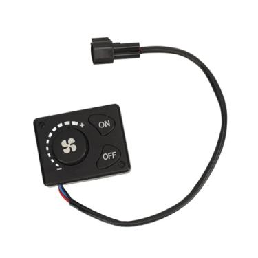 Imagem de Ymiko Botão de Controle do Aquecedor de Estacionamento 12V 24V Com Conector de 3 Pinos para Carro, Caminhão, Interruptor de Substituição Universal para Sistemas de Aquecimento
