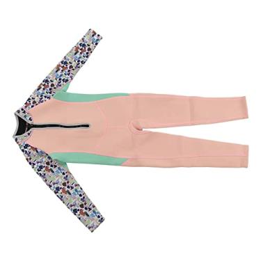 Imagem de Generic Roupa de Mergulho Infantil, Nylon Com Ajuste na Pele e Zíper Nas Costas, Roupas Molhadas para Crianças para Natação (Tamanho 6)
