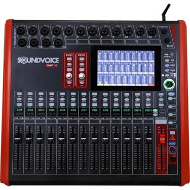 Imagem de Mesa De Som Digital Soundvoice Shift 20 Efeito 6 Auxiliares Banda Igreja Evento