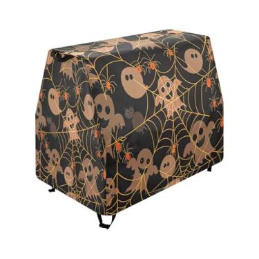 Imagem de Qilmy Halloween Spooky Kids Water Table Cover, Duty Waterproof Patio Table Covers for Outdoor Toddler Splash Tables, UV Resistant & Dustproof Play Table Protector, Cover Only