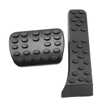 Imagem de Capa de pedal de acelerador de gás de freio antiderrapante compatível com Benz C E S GLC GLE GLS CLS W205 W213 X253 W167 (preto)