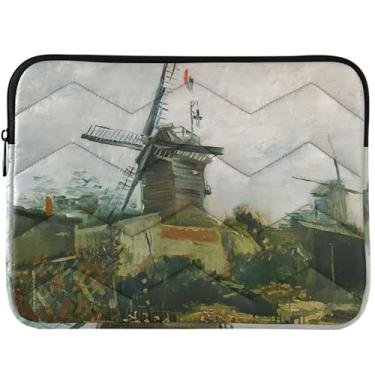 Imagem de Capa protetora para laptop Vincent Vangogh Mill personalizada para MacBook 13 polegadas, universal, acessórios de computador de 13 a 14 polegadas