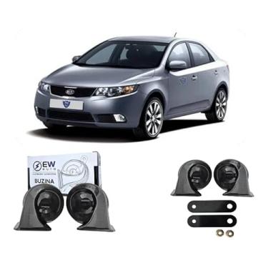 Imagem de BUZINA AUTOMOTIVA CARACOL (PAR) GRAVE/AGUDO PARA CERATO 2009 >2013 - TIGER AUTO