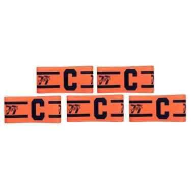Imagem de Kit 5 Braçadeira Faixa Capitão 77 Impressão Digital Fechamento tiras a