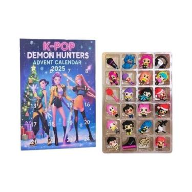 Imagem de Caixa Surpresa De Natal Kpop Devil Hunter 2025, Brinquedo De Pingente 