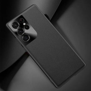 Imagem de Capa de celular ultrafina e luxuosa para Samsung Galaxy S22 Plus S23 Ultra S21 Fe (para Galaxy S23 Plus/preta)