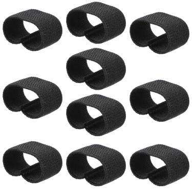 Imagem de Classicseali 10 peças de passadores de cinto, tiras elásticas para mochilas, estiramento de poliéster de 1,57 x 2 cm, suporte de alça de mochila para prender cintos e suspensórios, para cintos, alças
