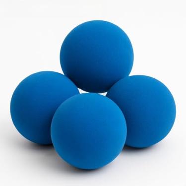 Imagem de Kit 4 Bolinhas Frescobol Borracha Fisioterapia Semi Profissional Praia Bola