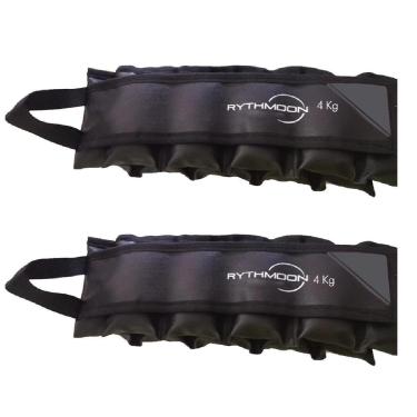 Imagem de Caneleira Rythmoon Tornozeleira De Peso Profissional Com Alça  4kg-Unissex