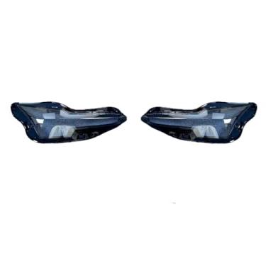 Imagem de Compatível com volvo ex30 2024 2025 produtos acessórios do carro luzes capa substituir a lente automotiva frente transparente farol capa(2PCS Left And Right)