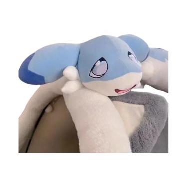 Imagem de Boneco De Pelúcia Palworld Azul 120cm, Figura De Gato Fofo, Almofada D