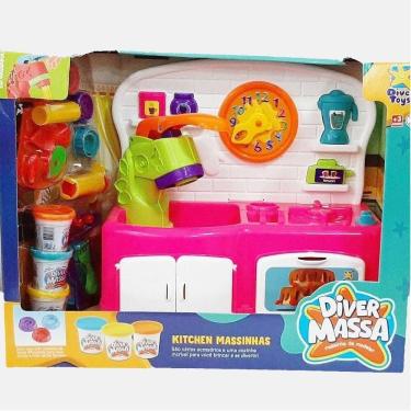 Imagem de Cozinha Com Massinha De Modelar - Kitchen Massa - Divertoys - Pink
