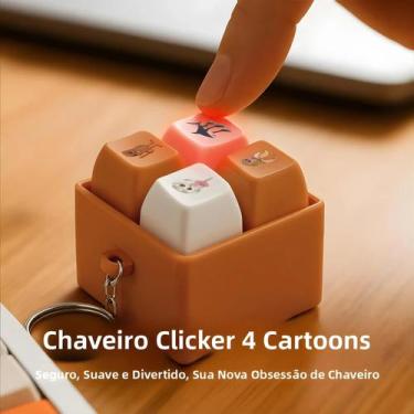 Imagem de Brinquedo Antiestresse Italiano Tungtungtung Sahur Com Teclado De 4 Te