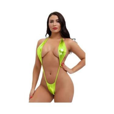 Imagem de Maiô Sexy Exótico Feminino De Uma Peça, Micro Thong, Lingerie Teddy, M