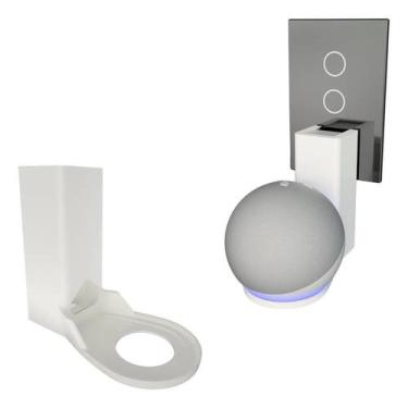 Imagem de Suporte Tomada Parede Amazon Alexa Echo Dot 4 E 5 Geracao