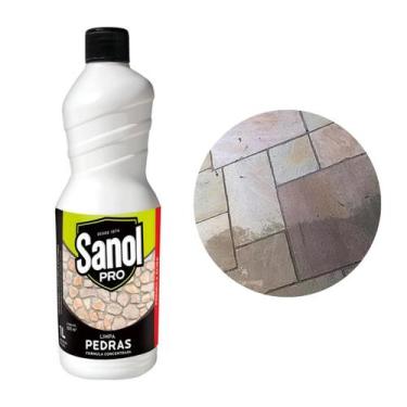Imagem de Limpa Pedras Pisos Encardidos Concentrado Profissional 1l Sanol