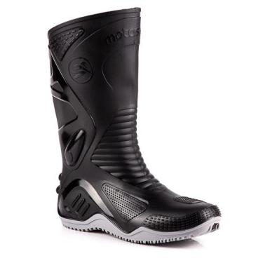 Imagem de Bota galocha para motociclista motosafe - varias cores, Cinza, 37