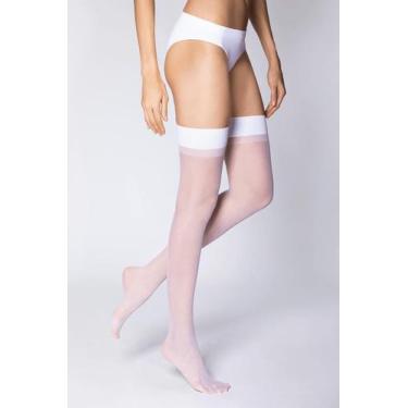 Imagem de Meia Fina 7/8 Tradicional Sem Renda Loba Lupo 5590 Tamanho:ÚnicoCor:Br