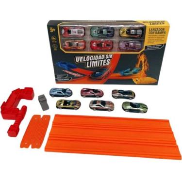 Imagem de Mega Combo Pista + 6 Carrinhos Racing Estilo Hotwheels - Dute Toys, La