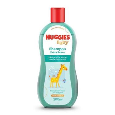 Imagem de Shampoo Infantil Huggies Extra Suave para Bebê Hipoalergênico 200ml