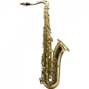 Imagem de Saxofone Tenor BB HTS-100L com Afinação em Bb e Extensão Ampla Dourado Harmonics