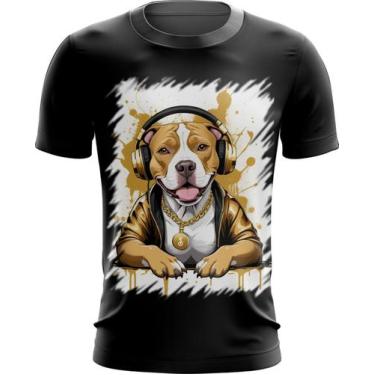 Imagem de Camiseta Dryfit Pitbull com Headphones 3 - Kasubeck Store®, Baby Look 