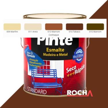 Imagem de Tinta Esmalte Peg e Pinte para Ferro e Metal 900ml - Eucatex, Tabaco B