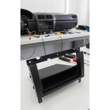 Imagem de Moldura Painel 1 Din Gol Parati Saveiro G3 Preto Fosco - Congratulatio