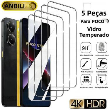 Imagem de Protetor De Tela De Vidro Temperado 9H Para Poco X7 pro 5G HD Claro NN