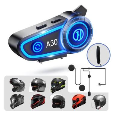 Imagem de Headset Bluetooth para Capacete de Moto JZAQ A30 IPX67