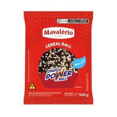 Imagem de Choco Power Mini Mesclado Chocolate ao Leite e Branco 500g Mavalério