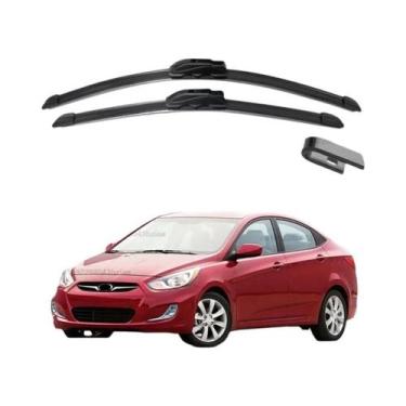 Imagem de Conjunto De 2 Limpadores De Para-brisa Dianteiro Hyundai Accent Verna 
