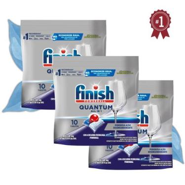 Imagem de Finish Detergente em Tablete para Lava Louças 10/26tabs Original Limpe