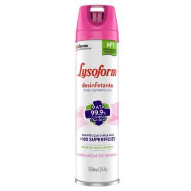 Imagem de Desinfetante Aerossol Lysoform Lembranças de Infância 360ml