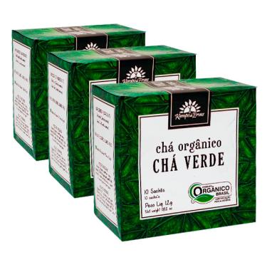Imagem de Chá Verde Orgânico Certificado Kampo de Ervas 30 sachês 