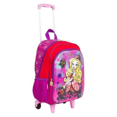 Imagem de Mochila Rodinha Ever After High 64753-00 17X Grande Roxo/ Vermelho