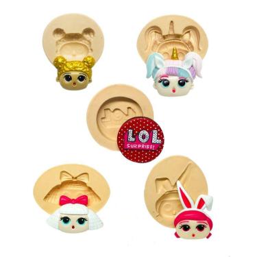 Imagem de Molde De Silicone Kit Bonecas Lol