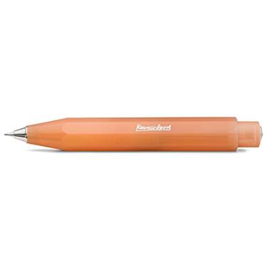 Imagem de Kaweco Lapiseira FROSTED SPORT Mandarina macia 0,7 mm HB I Lápis de chumbo exclusivo em design clássico 10,5 cm I recarregável