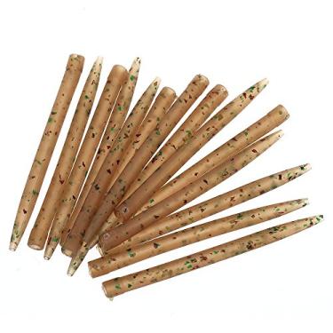 Imagem de Tingpai 30 pcs 54mm Ema nhado Mangas De Bor cha Conectar com Gancho De Pesca Carpa Acessórios De Pesca Grossa