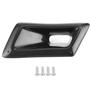 Imagem de Fydun Ventilação de admissão 350Z de fibra de carbono amortecedor de entrada de ar duto de entrada de ar acessório de carro adequado para 350Z Z33 2003-2009 (lado esquerdo)