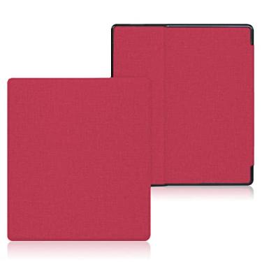 Imagem de Capa de tecido para Kindle Oasis 9ª, 10ª geração, capa de 7 polegadas com função de ativação automática. Não é adequado para outras gerações do Kindle Oasis