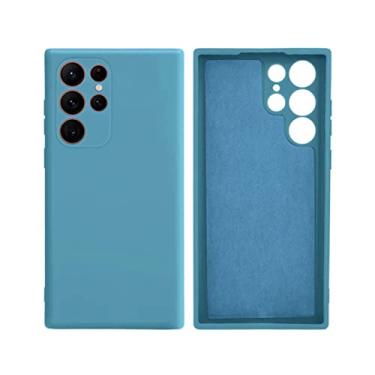 Imagem de Capinha Flexível Colorida Slim Compatível com Samsung Galaxy S22 ULTRA - 3 Camadas de Proteção - PREMIUM DUPIN (Azul)