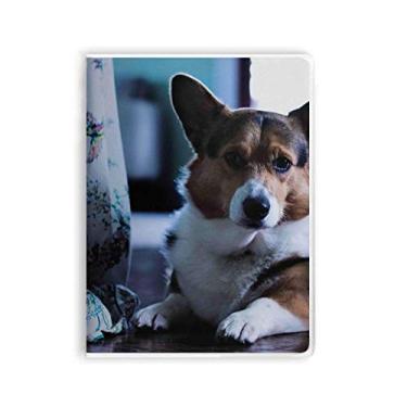 Imagem de Diário de capa macia Corgi Dog Pet Animal Lonely