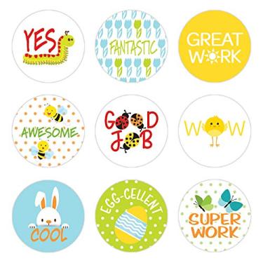 Imagem de Adesivos de recompensa de professores para crianças - 1.080 adesivos, Spring