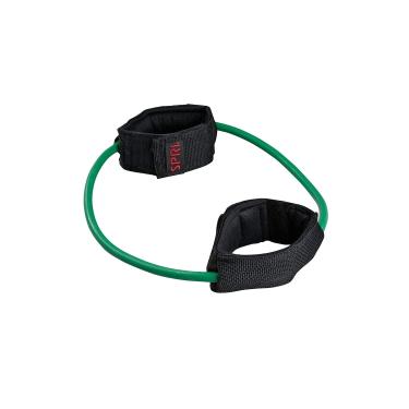 Imagem de SPRI Xercuff faixa de resistência à perna para exercício com punhos acolchoados antiderrapantes no tornozelo, verde, leve