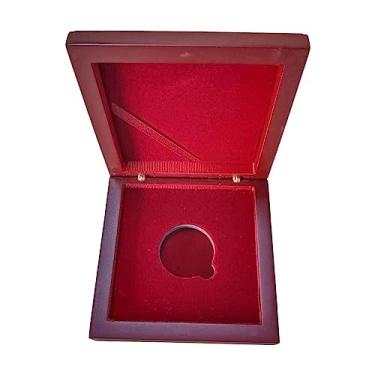 Imagem de Caixa de moedas Caixa de colecionador Caixa de apresentação de medalhas Caixa comemorativa de coleção de moedas para presentes