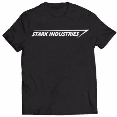 Imagem de Camiseta Homem De Ferro Stark Industries Camisa 100% Algodão - If Cami